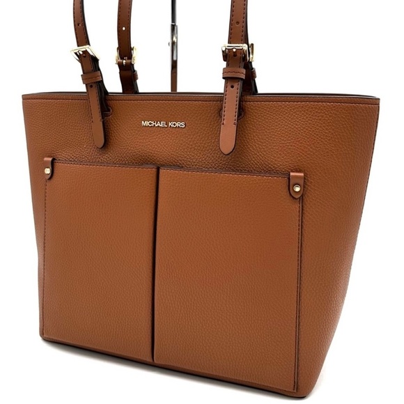 Michael Kors Jet Set Medium Pocket Tote Bag Luggage (NWT) - Picture 1 of 11